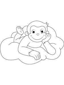 Curious George coloring page 11 - Free printable