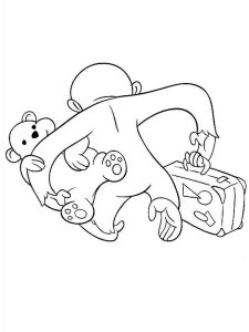 Curious George coloring page 27 - Free printable