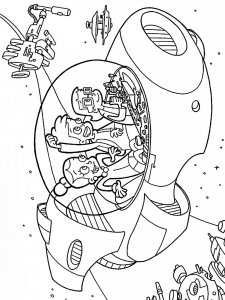 Cyberchase coloring page 3 - Free printable