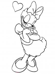 Daisy Duck coloring page 11 - Free printable