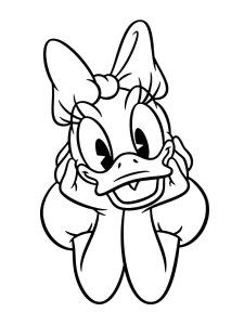Daisy Duck coloring page 12 - Free printable