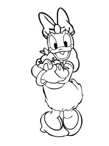 Daisy Duck coloring page 14 - Free printable