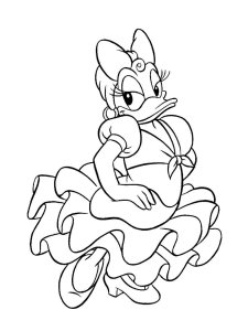 Daisy Duck coloring page 17 - Free printable