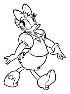 Daisy Duck coloring page 18 - Free printable