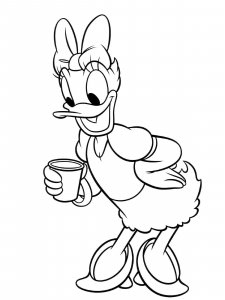 Daisy Duck coloring page 20 - Free printable