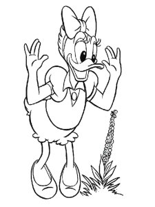 Daisy Duck coloring page 21 - Free printable