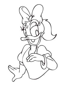 Daisy Duck coloring page 23 - Free printable