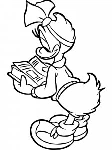 Daisy Duck coloring page 24 - Free printable
