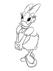 Daisy Duck coloring page 25 - Free printable