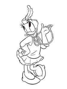 Daisy Duck coloring page 26 - Free printable