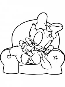 Daisy Duck coloring page 27 - Free printable
