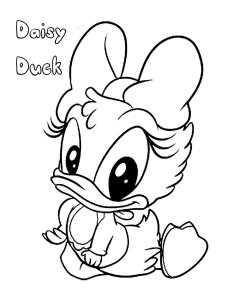Daisy Duck coloring page 28 - Free printable