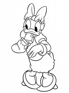 Daisy Duck coloring page 29 - Free printable