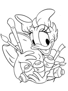 Daisy Duck coloring page 3 - Free printable