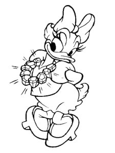 Daisy Duck coloring page 30 - Free printable