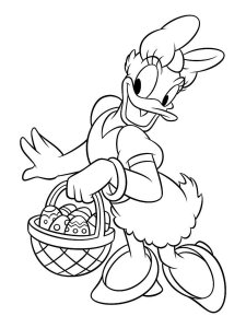 Daisy Duck coloring page 32 - Free printable