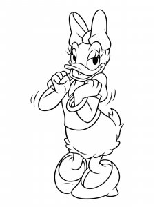Daisy Duck coloring page 33 - Free printable