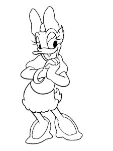 Daisy Duck coloring page 5 - Free printable