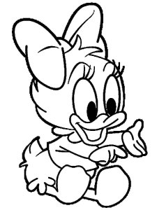 Daisy Duck coloring page 7 - Free printable
