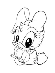 Daisy Duck coloring page 8 - Free printable