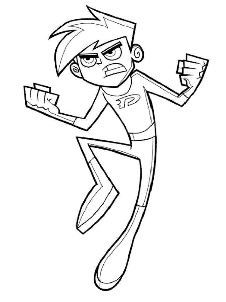 Danny Phantom coloring pages. Download and print Danny ...