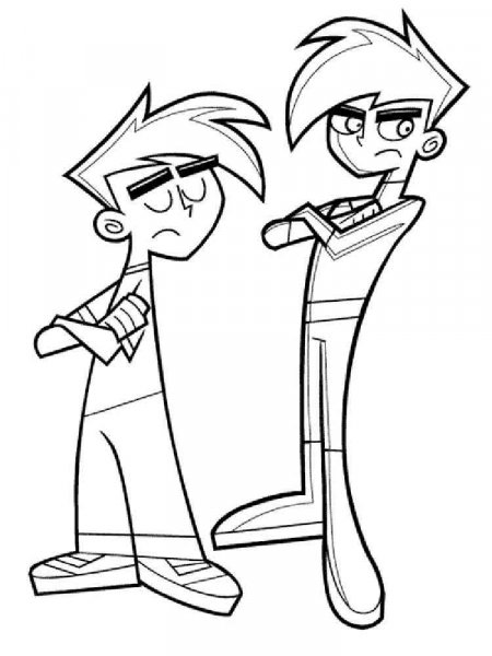 Danny Phantom coloring pages