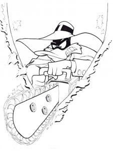 Darkwing Duck coloring page 1 - Free printable