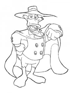 Darkwing Duck coloring page 18 - Free printable