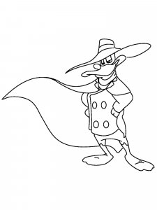 Darkwing Duck coloring page 2 - Free printable
