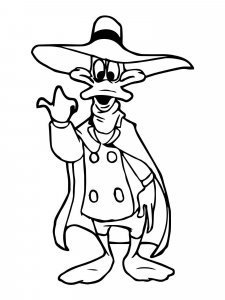 Darkwing Duck coloring page 3 - Free printable