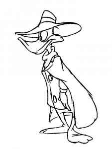 Darkwing Duck coloring page 5 - Free printable