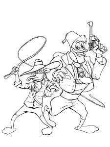 Darkwing Duck coloring page 8 - Free printable