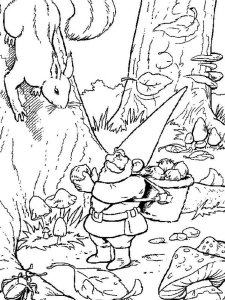 David the Gnome coloring page 1 - Free printable