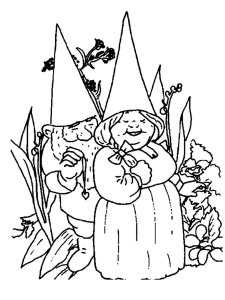 David the Gnome coloring page 11 - Free printable