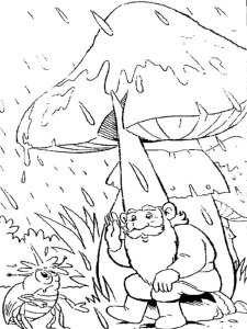 David the Gnome coloring page 13 - Free printable