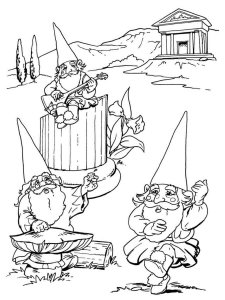 David the Gnome coloring page 14 - Free printable