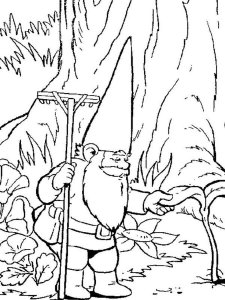 David the Gnome coloring page 6 - Free printable