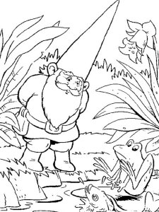 David the Gnome coloring page 8 - Free printable