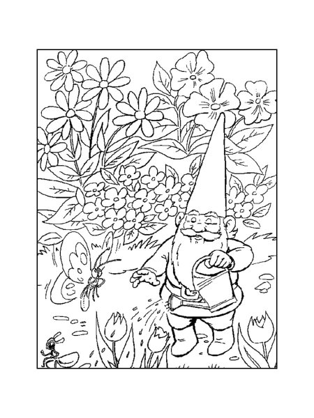 David the Gnome coloring pages