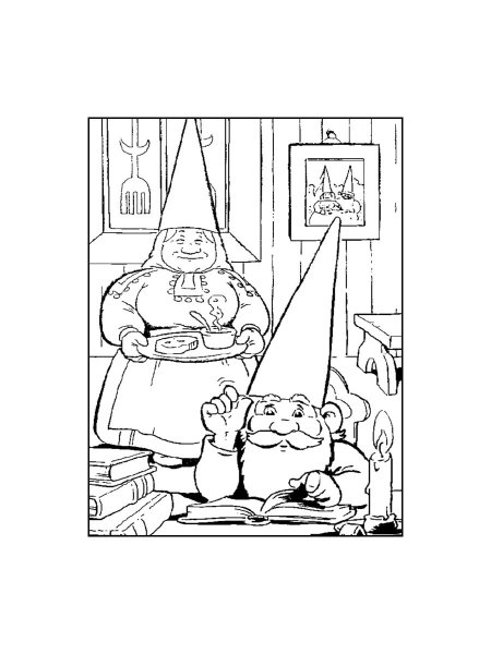 David the Gnome coloring pages