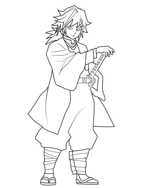 Demon Slayer coloring pages