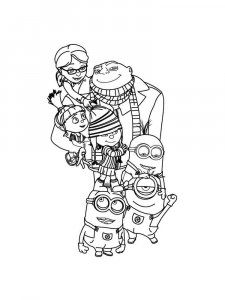 Despicable Me coloring page 14 - Free printable