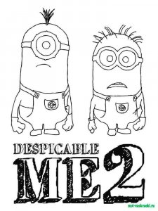 Despicable Me coloring page 36 - Free printable