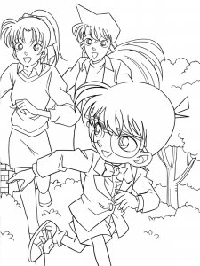 Detective Conan coloring page 18 - Free printable