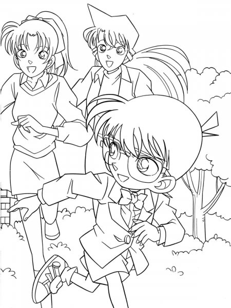 Detective Conan coloring pages