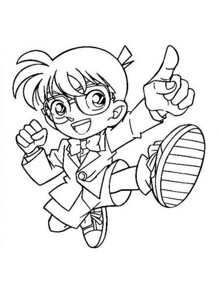 Detective Conan coloring pages