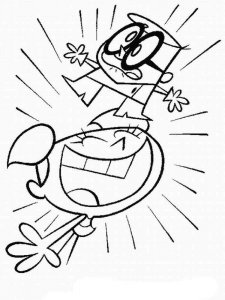 Dexter's Laboratory coloring page 1 - Free printable