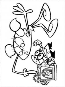 Dexter's Laboratory coloring page 10 - Free printable
