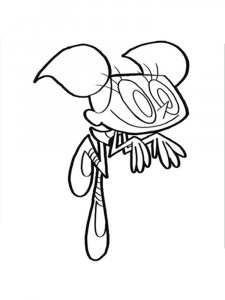 Dexter's Laboratory coloring page 14 - Free printable