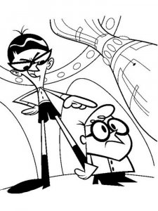 Dexter's Laboratory coloring page 15 - Free printable